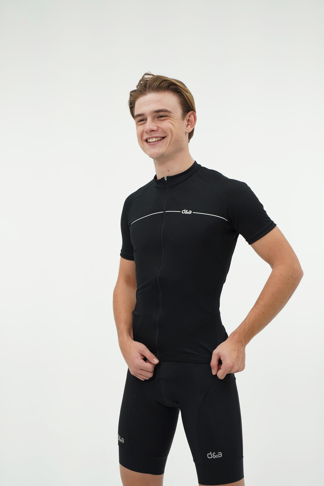 D&A Cycling Jersey Tour - Black